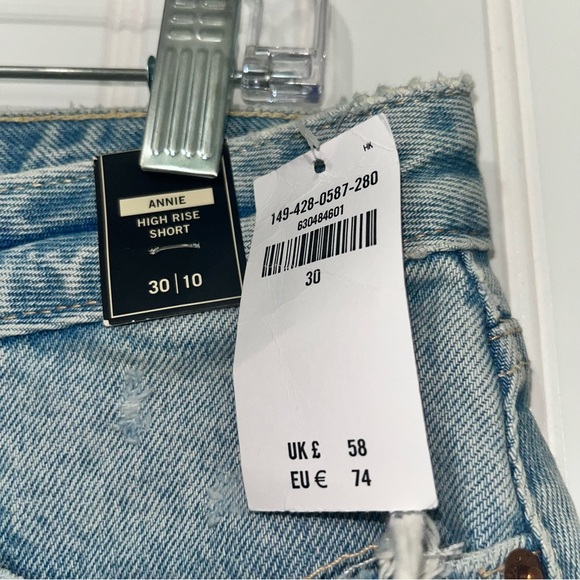 NWT Abercrombie and fitch Annie high rise shorts size 10/30 - Picture 3 of 4